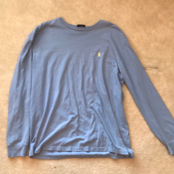 Blue polo t-shirt - Picture 1 of 2